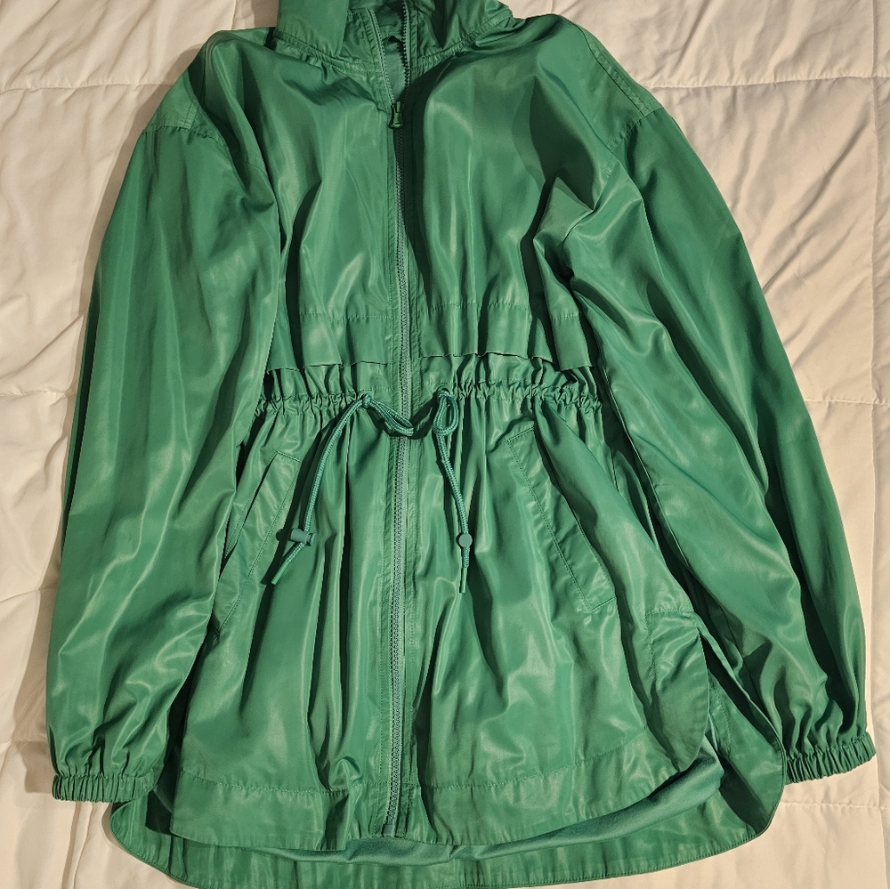 Lou & Grey, small, green jacket. The Loft